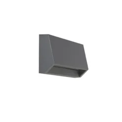 Qazqa wandlamp sandstone grijs geïntegreerde led