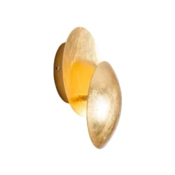Qazqa wandlamp sunrise goudkleurig g9