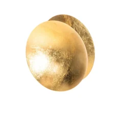Qazqa wandlamp sunrise goudkleurig g9