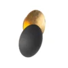 Qazqa wandlamp sunrise zwart g9