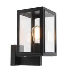 Qazqa wandlamp sutton zwart e27