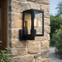 Qazqa wandlamp sutton zwart e27