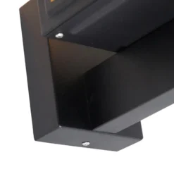 Qazqa wandlamp sutton zwart e27