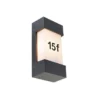 Qazqa wandlamp tide grijs e27