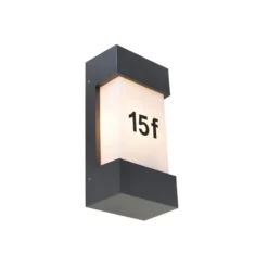 Qazqa wandlamp tide grijs e27