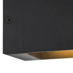 Qazqa wandlamp transfer zwart g9