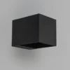 Qazqa wandlamp transfer zwart