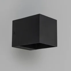 Qazqa wandlamp transfer zwart