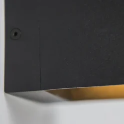 Qazqa wandlamp transfer zwart