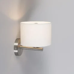 Qazqa wandlamp vt wit e27