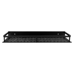 QUVIO Badkamer plankje Aluminium - Zwart - 40 cm
