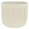 QUVIO Bloempot - Drips - Beton - Beige