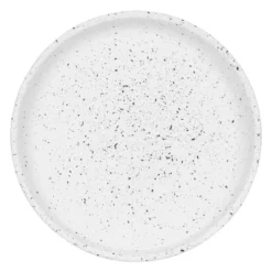 QUVIO Bloempot - 18x18 cm - Keramiek - Wit