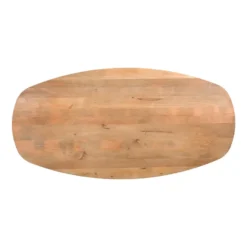 QUVIO Eettafel Sofia – Deens ovaal – 220x110 cm – Naturel