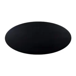 QUVIO Eettafel Sofia – Ovaal – 180x90 cm – Kruispoot – Zwart