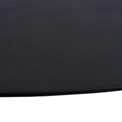 QUVIO Eettafel Sofia – Ovaal – 180x90 cm – Kruispoot – Zwart