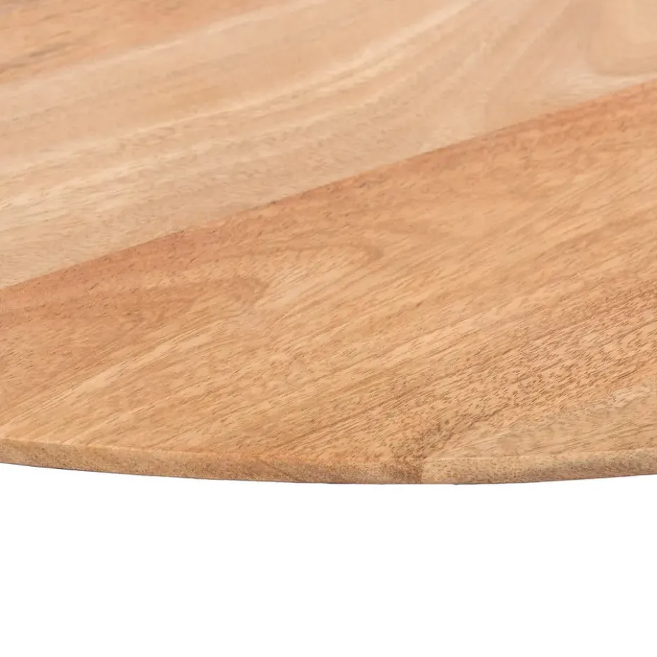 QUVIO Eettafel Sofia – Rond – Ø120 – Kruispoot – Naturel