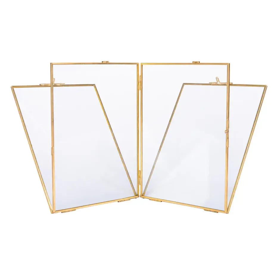 QUVIO Fotolijst staand rechthoek 15 x 20,5 cm (bxh) - Goud