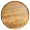 QUVIO Houten dienblad rond - Maat L