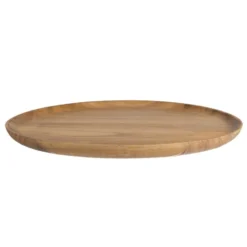 QUVIO Houten dienblad rond - Maat L