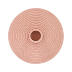 QUVIO Kaarsenstandaard rond - Keramiek - Terra Cotta