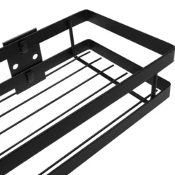 QUVIO kruidenrek keuken metaal - Zwart - 40 cm
