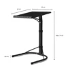 QUVIO Laptop bijzet tafel groot