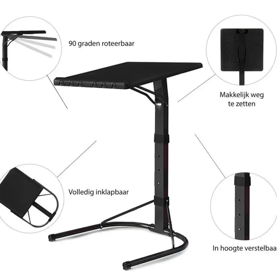QUVIO Laptop bijzet tafel groot