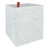QUVIO Organizer vierkant - 23 x 26,5 cm - Vilt - Grijs