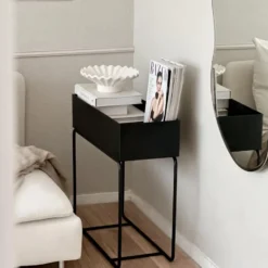 QUVIO planten tafel / planten bak - Zwart