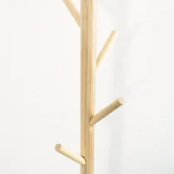 QUVIO Staande kapstok hout - licht bruin