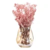 QUVIO Vaas gekreukt - Maat S - Glas - Beige