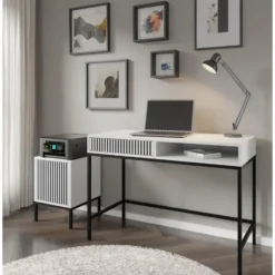 Ravenna Kaptafel - Zwart - Metaal