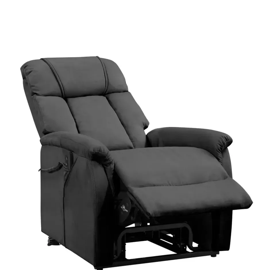 Relaxfauteuil Colorado - sta-op - donkergrijs