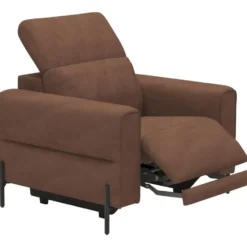 Relaxfauteuil Dave - stof Billy Joe - cognac