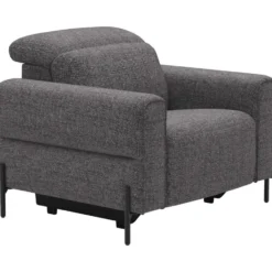 Relaxfauteuil Dave - stof Chacha - grijs