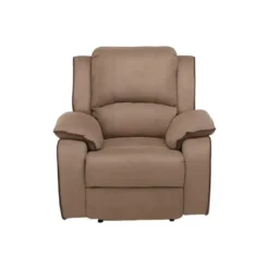 Relaxfauteuil HERNANI - 1 plaats - Taupe Stof Stof