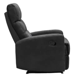 Relaxfauteuil Jackson - stof - zwart