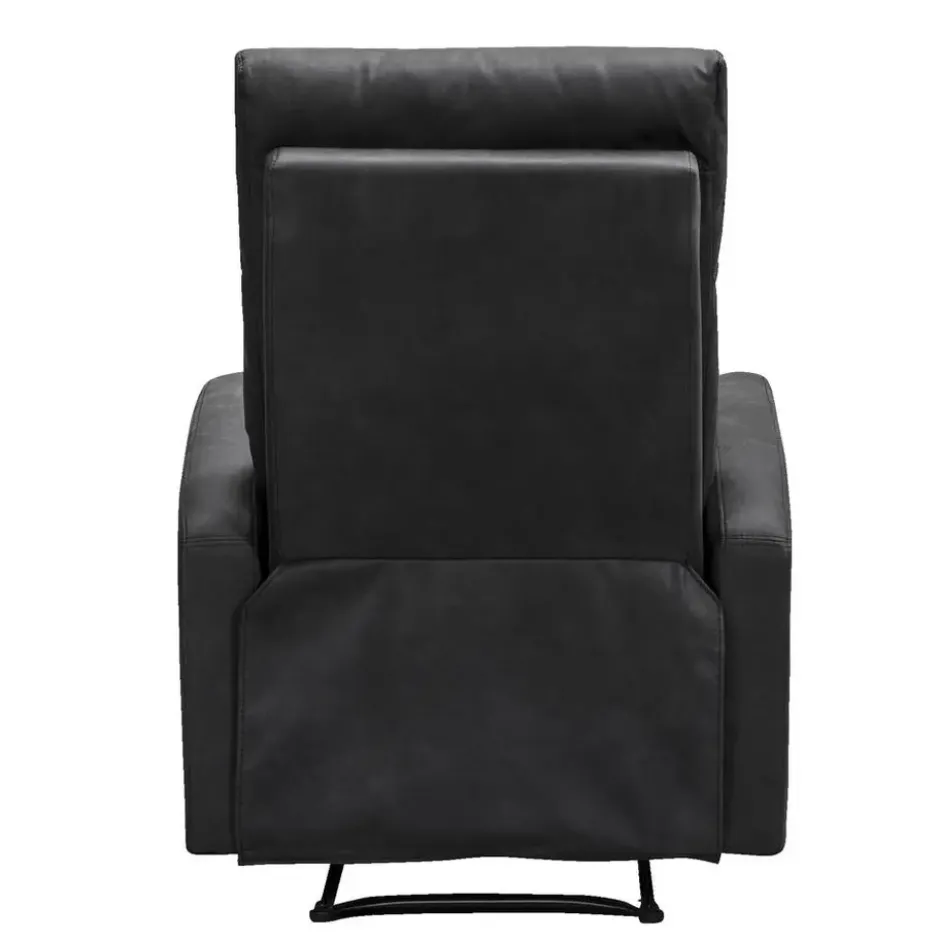 Relaxfauteuil Jackson - stof - zwart