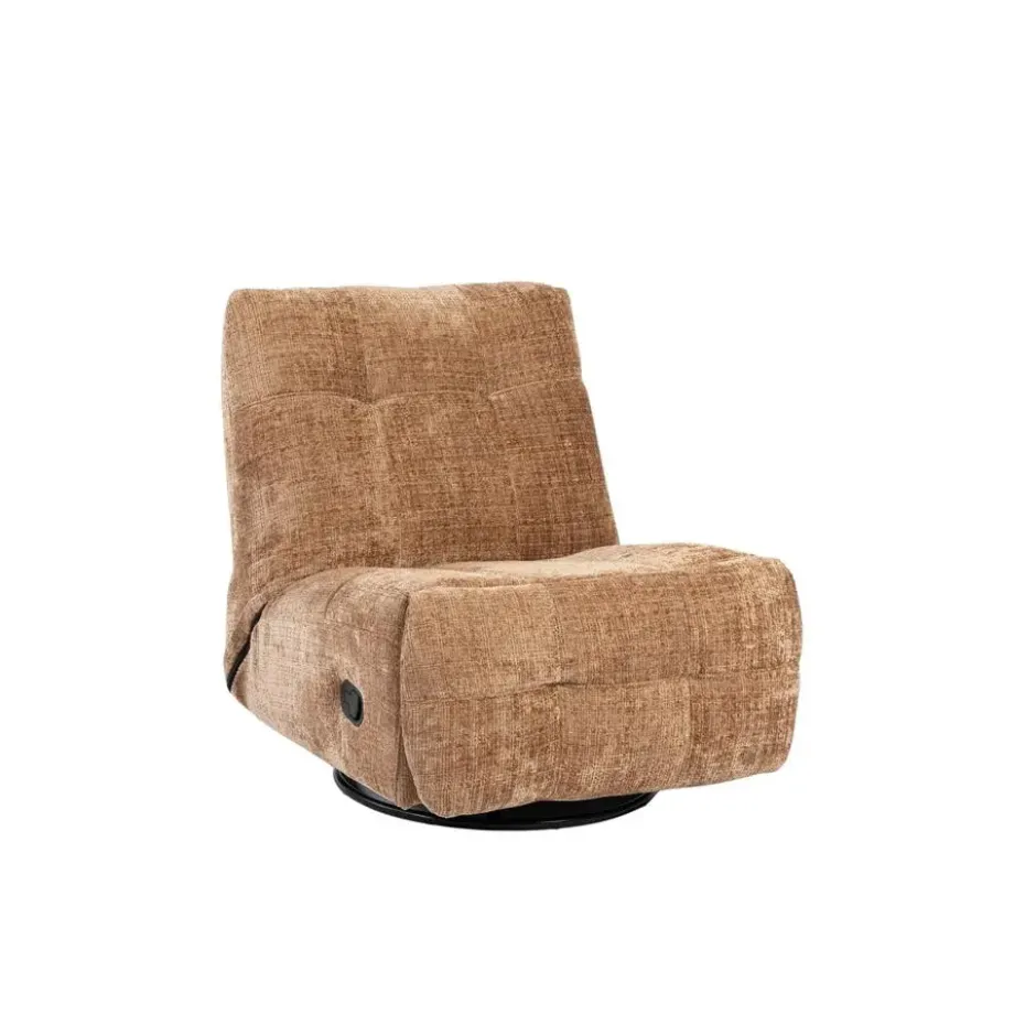 Relaxfauteuil Lichtbruin - Draaibaar - 97x78x90cm - Chill