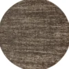 Relax Oslo Rond Vloerkleed Laagpolig Bruin Beige - 200 CM Ø