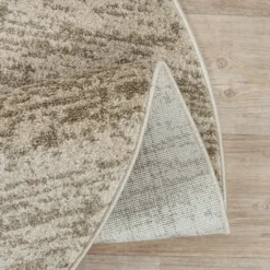 Relax Oslo Rond Vloerkleed Laagpolig Beige - 240 CM Ø