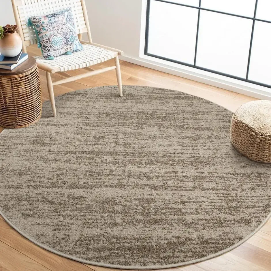 Relax Oslo Rond Vloerkleed Laagpolig Beige - 200 CM Ø