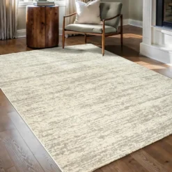 Relax Oslo Vierkant Vloerkleed Laagpolig Creme - 200x200 CM