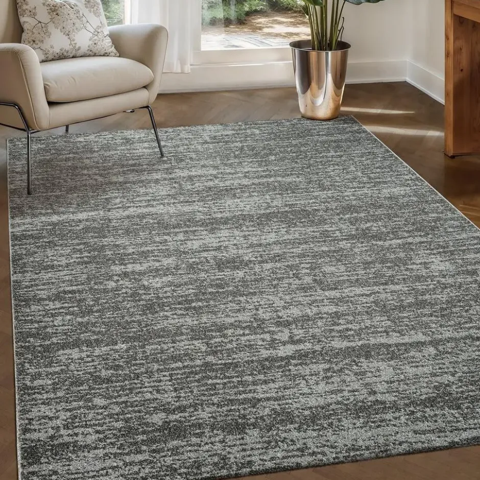 Relax Oslo Vloerkleed Laagpolig Grijs - 160x230 CM