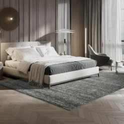 Relax Oslo Vloerkleed Laagpolig Grijs - 160x230 CM