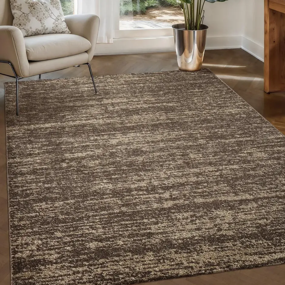 Relax Oslo Vloerkleed Laagpolig Bruin Beige - 240x340 CM