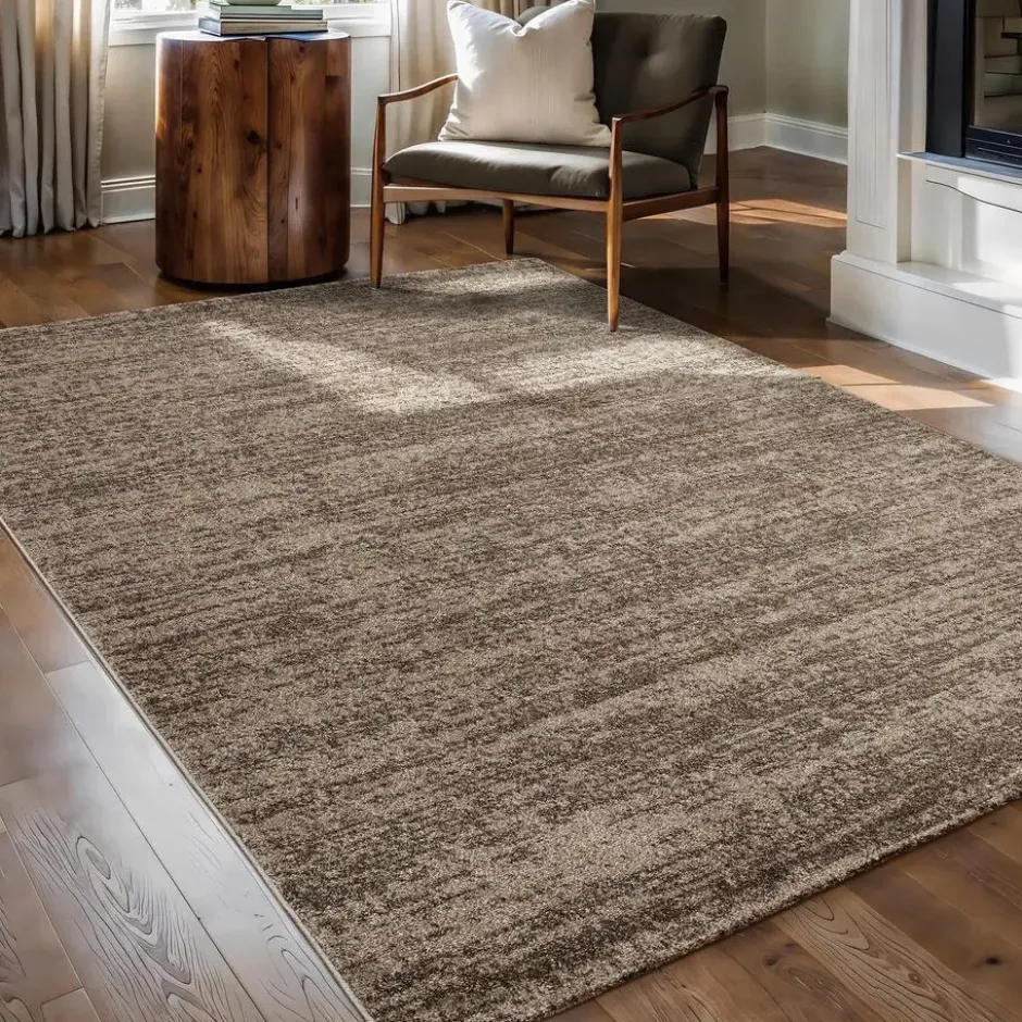 Relax Oslo Vloerkleed Laagpolig Bruin Beige - 240x340 CM