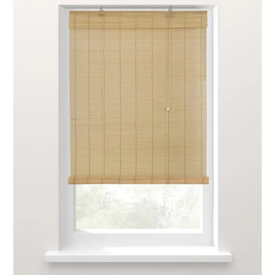 Rolgordijn bamboe naturel - 120x160 cm