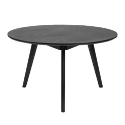Rowico Home Yumi Ronde Houten Salontafel Ø 90 cm - Zwart
